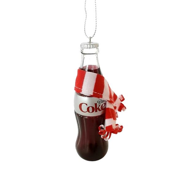 Coca Cola Diet Coke Bottle Christmas Ornament Holiday Decor Vintage Inspired - Picture 1 of 9